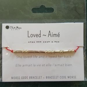 Loved- Morse Code Bracelet
